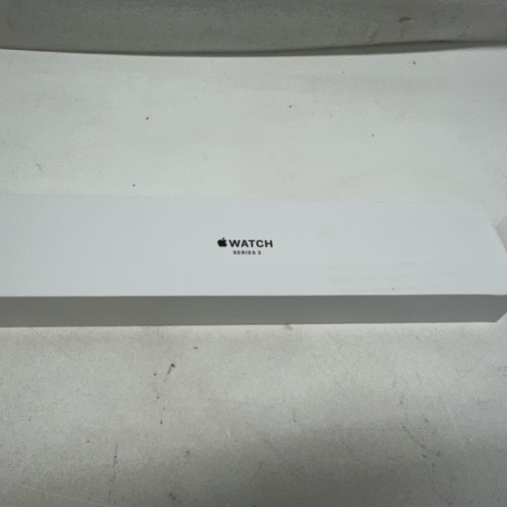 BOX ONLY for Apple Watch Series 3 Silver 38mm w/papers inside